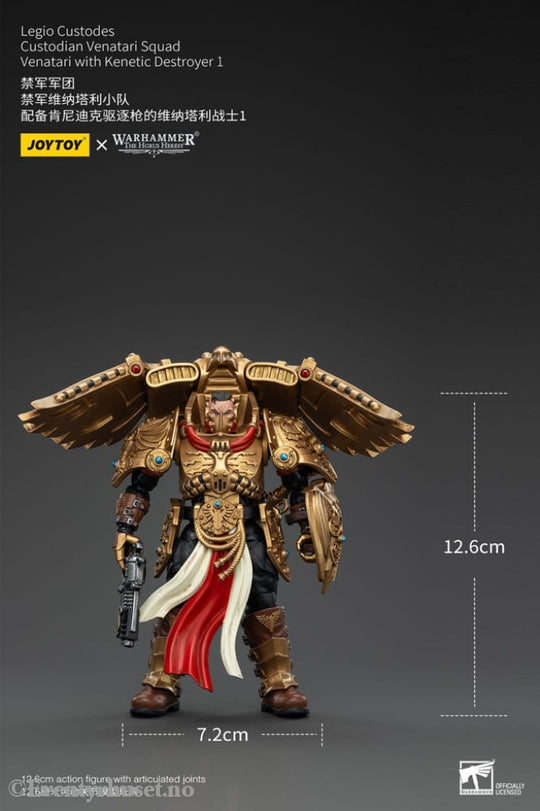 Warhammer The Horus Heresy Action Figure 1/18 Legio Custodes Custodian Venatari Squad Venatari with Kenetic Destroyer 1