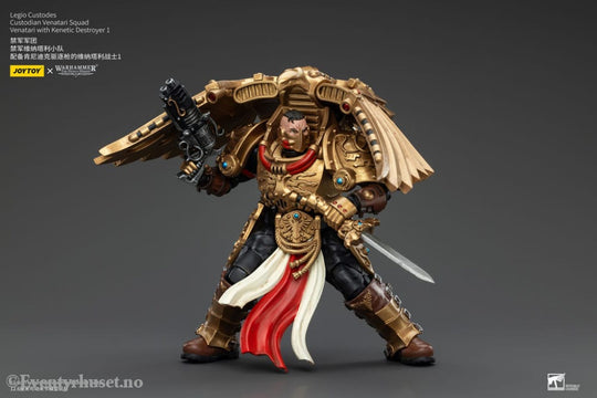 Warhammer The Horus Heresy Action Figure 1/18 Legio Custodes Custodian Venatari Squad Venatari with Kenetic Destroyer 1