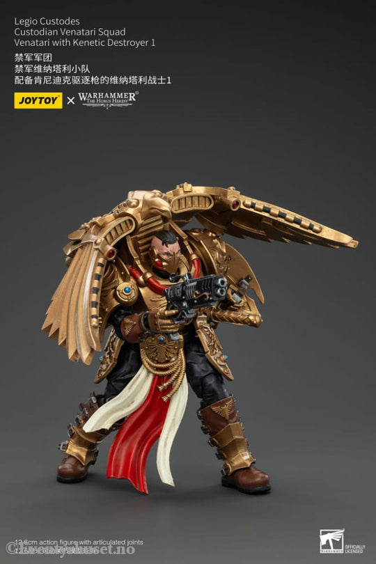Warhammer The Horus Heresy Action Figure 1/18 Legio Custodes Custodian Venatari Squad Venatari with Kenetic Destroyer 1