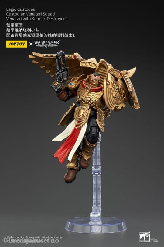 Warhammer The Horus Heresy Action Figure 1/18 Legio Custodes Custodian Venatari Squad Venatari with Kenetic Destroyer 1