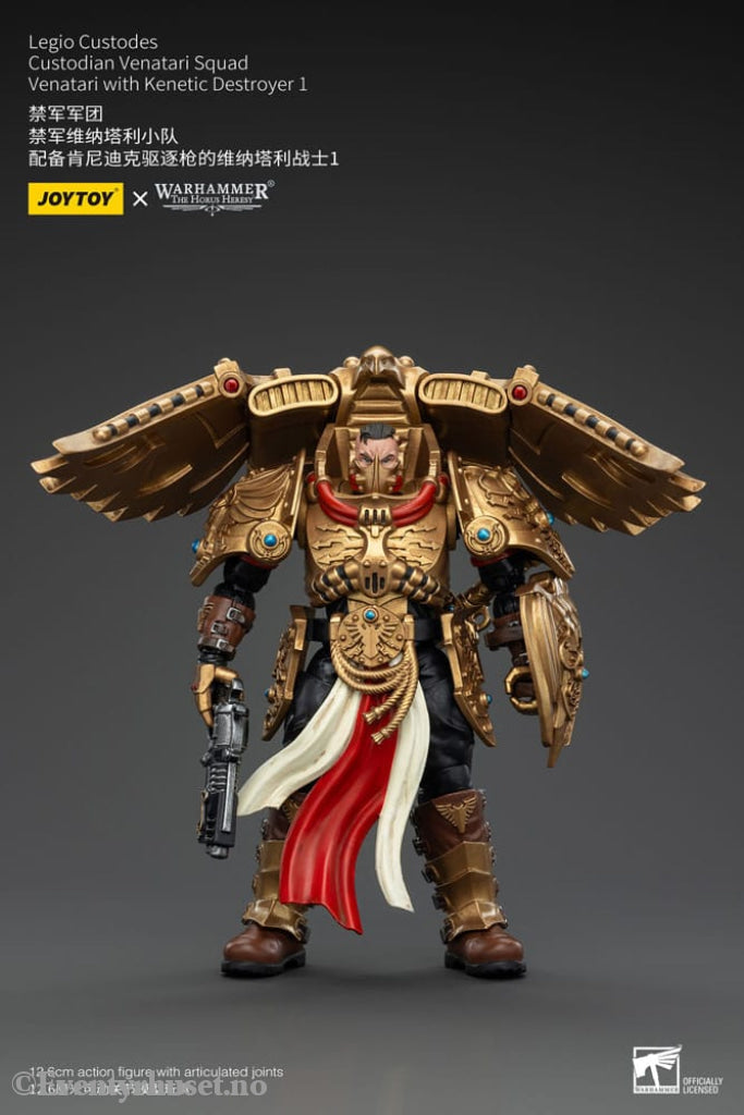 Warhammer The Horus Heresy Action Figure 1/18 Legio Custodes Custodian Venatari Squad Venatari with Kenetic Destroyer 1