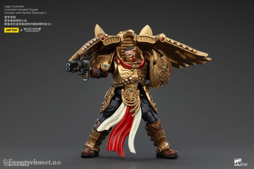 Warhammer The Horus Heresy Action Figure 1/18 Legio Custodes Custodian Venatari Squad Venatari with Kenetic Destroyer 1