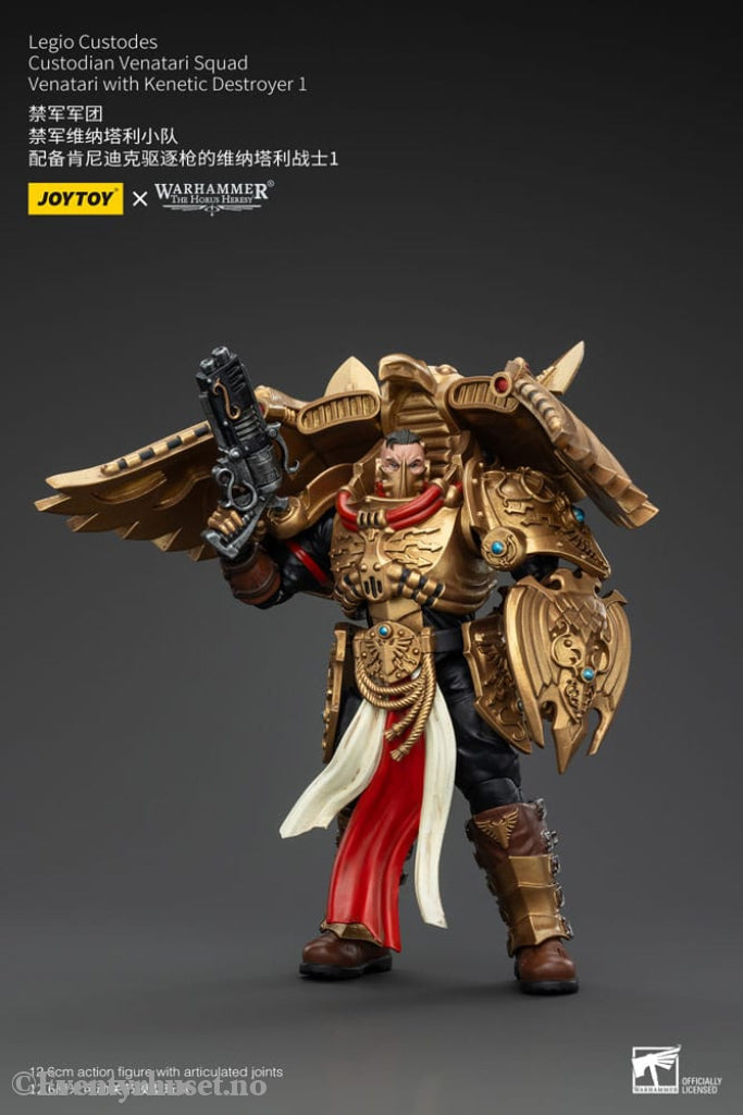 Warhammer The Horus Heresy Action Figure 1/18 Legio Custodes Custodian Venatari Squad Venatari with Kenetic Destroyer 1