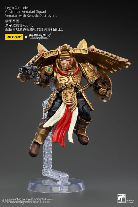 Warhammer The Horus Heresy Action Figure 1/18 Legio Custodes Custodian Venatari Squad Venatari with Kenetic Destroyer 1