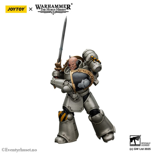 Warhammer The Horus Heresy Action Figure 1/18 lron Warriors Command Squad Chosen with Legion Standard 12 cm Toys