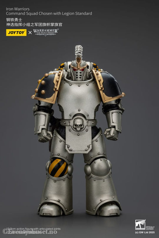 Warhammer The Horus Heresy Action Figure 1/18 lron Warriors Command Squad Chosen with Legion Standard 12 cm Toys