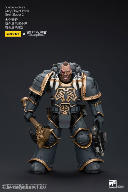 Warhammer The Horus Heresy Action Figure 1/18 Space Wolves Grey Slayer Pack Grey Slayer 2 12 cm Toys