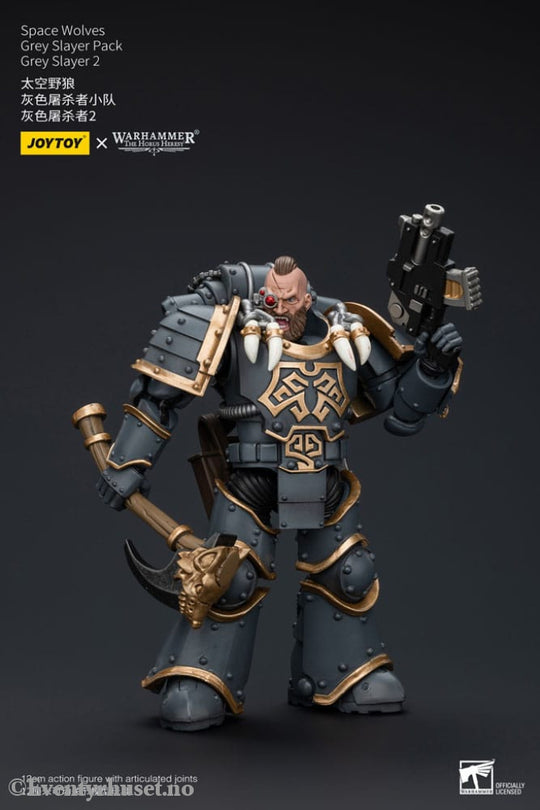 Warhammer The Horus Heresy Action Figure 1/18 Space Wolves Grey Slayer Pack Grey Slayer 2 12 cm Toys