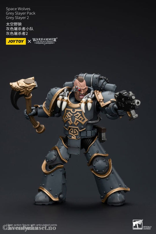 Warhammer The Horus Heresy Action Figure 1/18 Space Wolves Grey Slayer Pack Grey Slayer 2 12 cm Toys