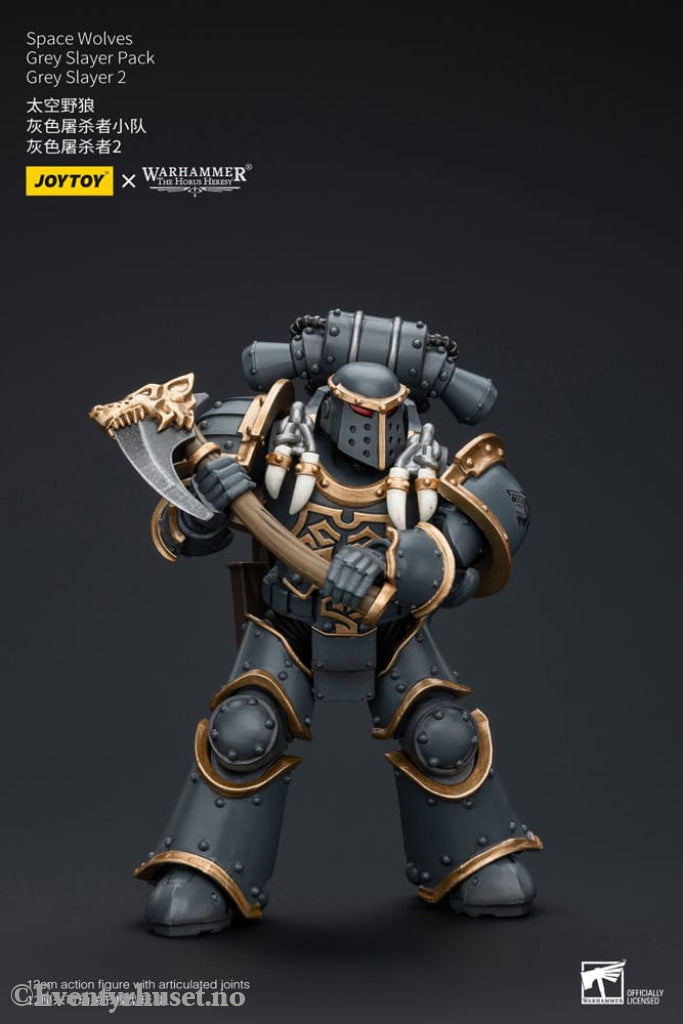 Warhammer The Horus Heresy Action Figure 1/18 Space Wolves Grey Slayer Pack Grey Slayer 2 12 cm Toys