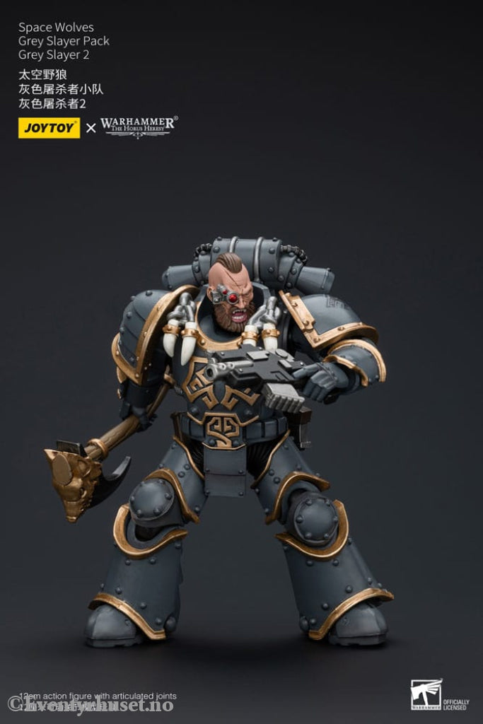 Warhammer The Horus Heresy Action Figure 1/18 Space Wolves Grey Slayer Pack Grey Slayer 2 12 cm Toys