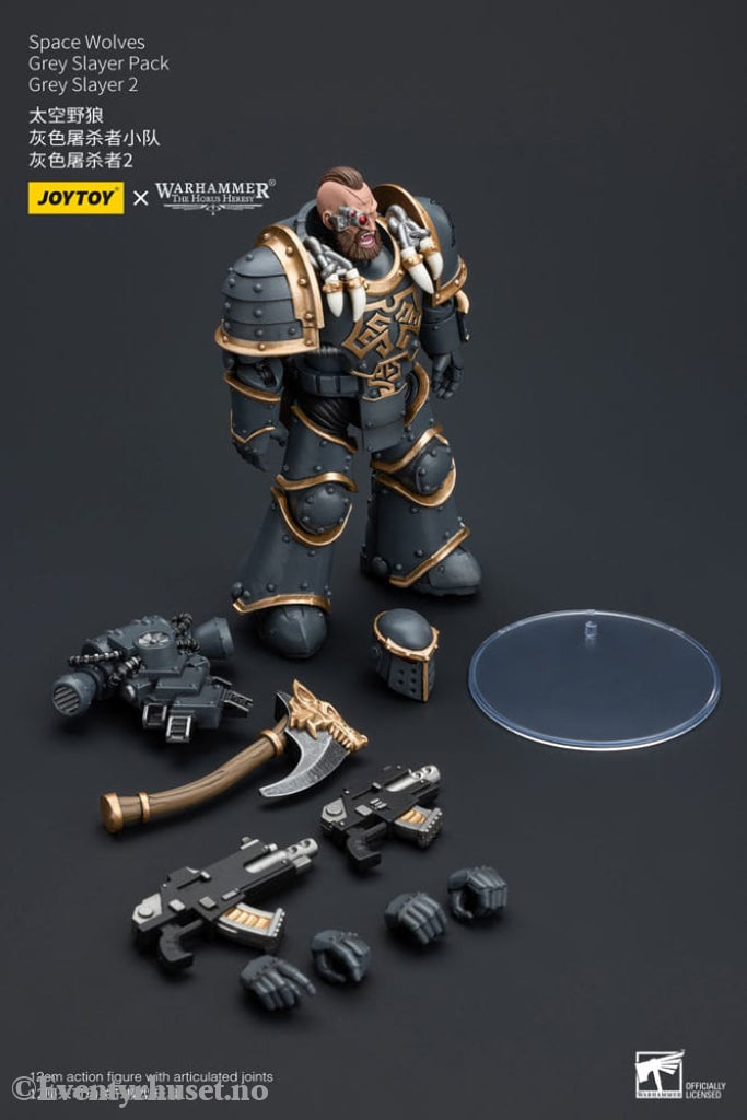 Warhammer The Horus Heresy Action Figure 1/18 Space Wolves Grey Slayer Pack Grey Slayer 2 12 cm Toys