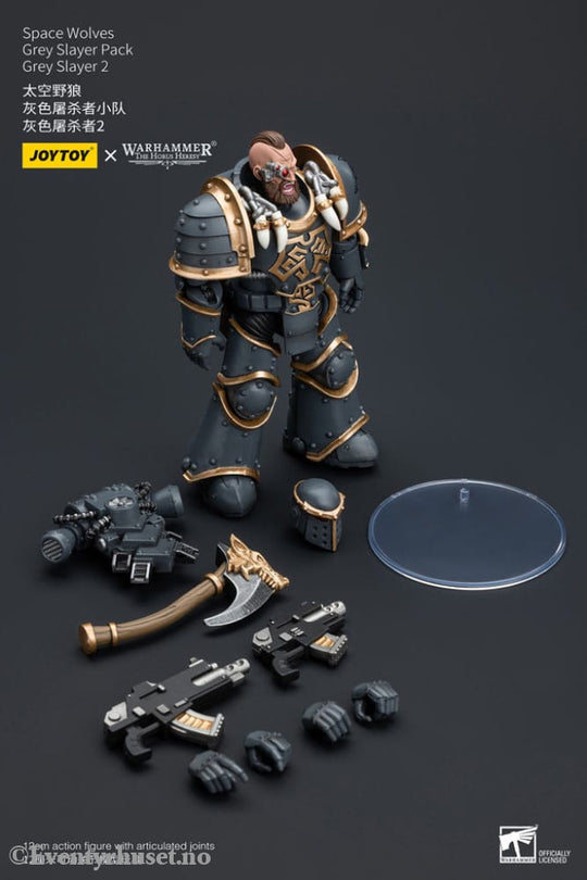Warhammer The Horus Heresy Action Figure 1/18 Space Wolves Grey Slayer Pack Grey Slayer 2 12 cm Toys