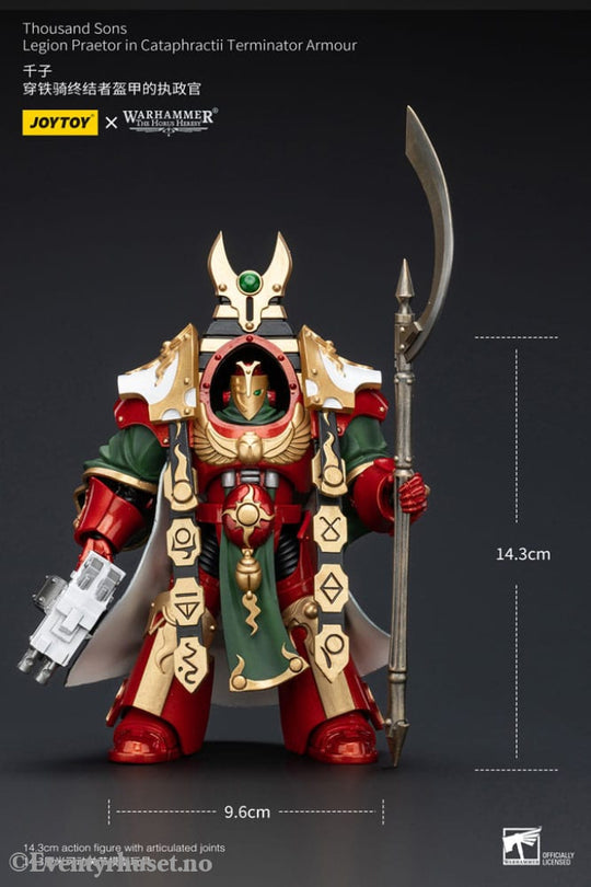 Warhammer The Horus Heresy Action Figure 1/18 Thousand sons Legion Praetor in Cataphractii Terminator Armour 12 cm Toys