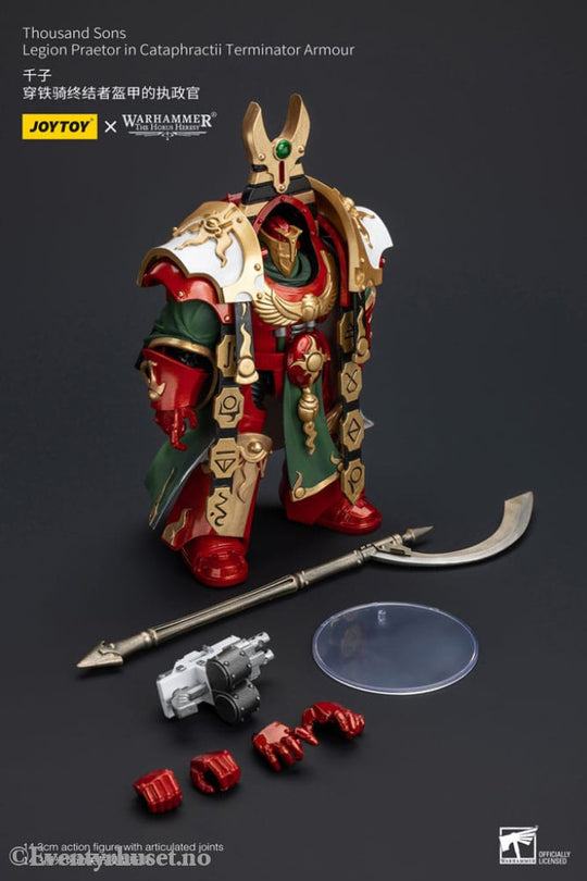 Warhammer The Horus Heresy Action Figure 1/18 Thousand sons Legion Praetor in Cataphractii Terminator Armour 12 cm Toys
