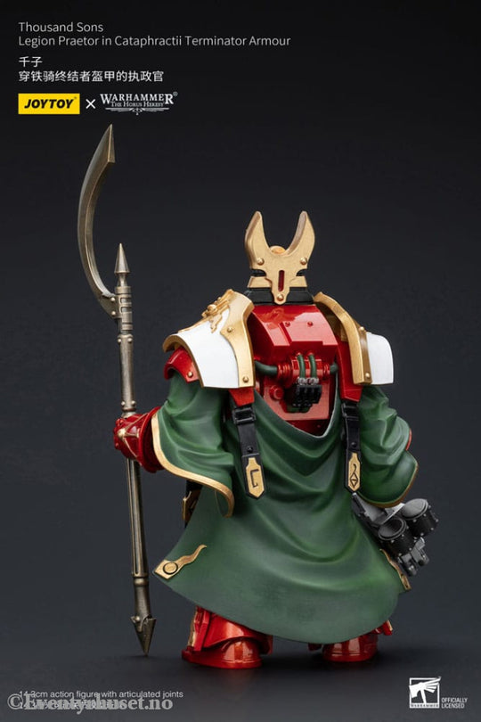Warhammer The Horus Heresy Action Figure 1/18 Thousand sons Legion Praetor in Cataphractii Terminator Armour 12 cm Toys