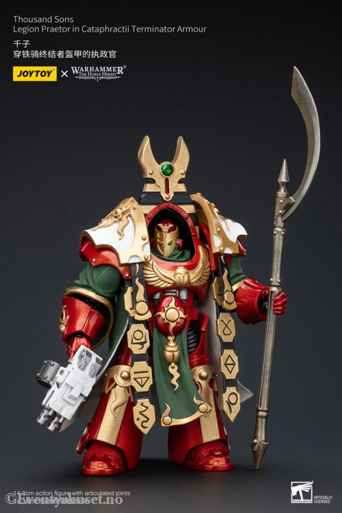 Warhammer The Horus Heresy Action Figure 1/18 Thousand sons Legion Praetor in Cataphractii Terminator Armour 12 cm Toys