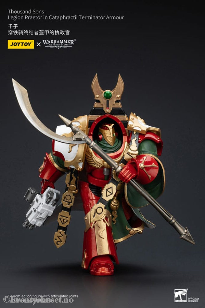 Warhammer The Horus Heresy Action Figure 1/18 Thousand sons Legion Praetor in Cataphractii Terminator Armour 12 cm Toys