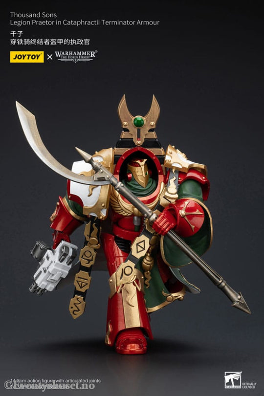 Warhammer The Horus Heresy Action Figure 1/18 Thousand sons Legion Praetor in Cataphractii Terminator Armour 12 cm Toys