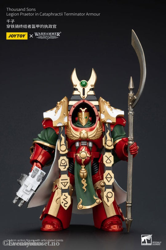Warhammer The Horus Heresy Action Figure 1/18 Thousand sons Legion Praetor in Cataphractii Terminator Armour 12 cm Toys