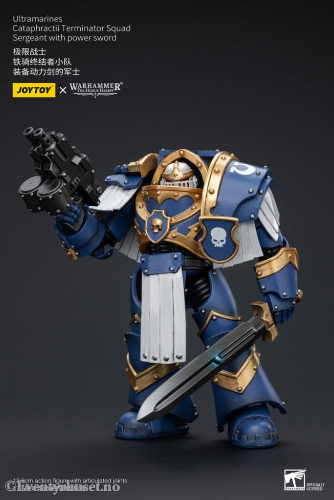 Warhammer The Horus Heresy Action Figure 1/18 Ultramarines Cataphractii Terminator Squad Sergeant with Power Sword 14