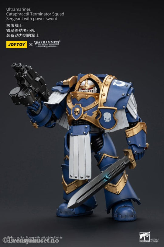 Warhammer The Horus Heresy Action Figure 1/18 Ultramarines Cataphractii Terminator Squad Sergeant with Power Sword 14