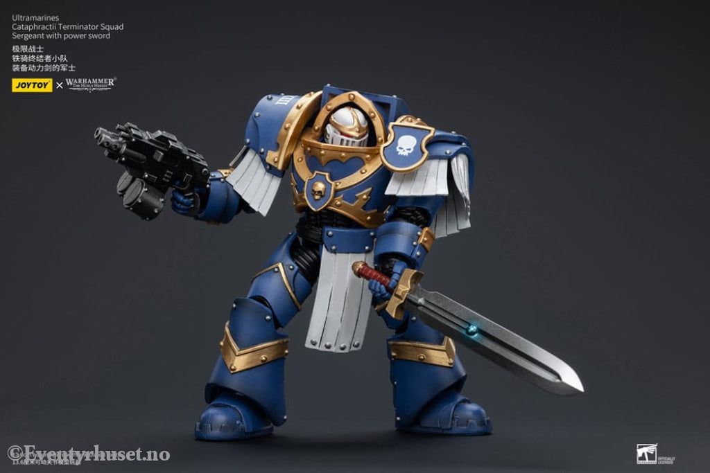 Warhammer The Horus Heresy Action Figure 1/18 Ultramarines Cataphractii Terminator Squad Sergeant with Power Sword 14