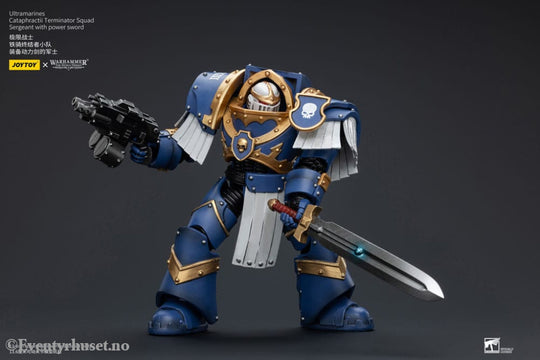 Warhammer The Horus Heresy Action Figure 1/18 Ultramarines Cataphractii Terminator Squad Sergeant with Power Sword 14
