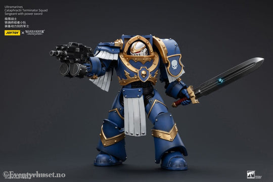 Warhammer The Horus Heresy Action Figure 1/18 Ultramarines Cataphractii Terminator Squad Sergeant with Power Sword 14