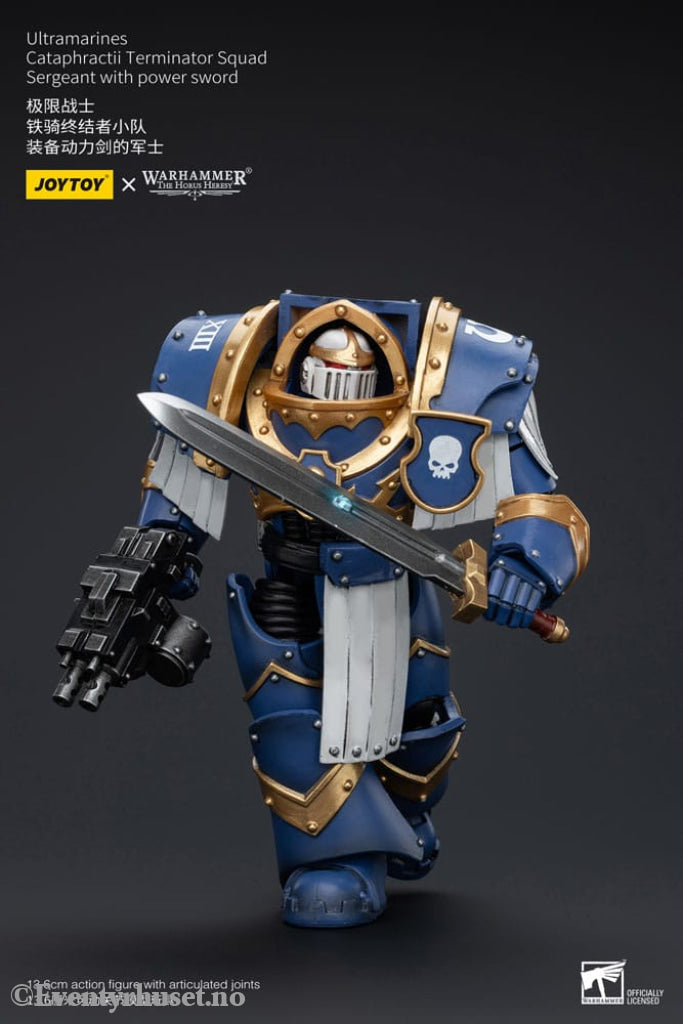 Warhammer The Horus Heresy Action Figure 1/18 Ultramarines Cataphractii Terminator Squad Sergeant with Power Sword 14