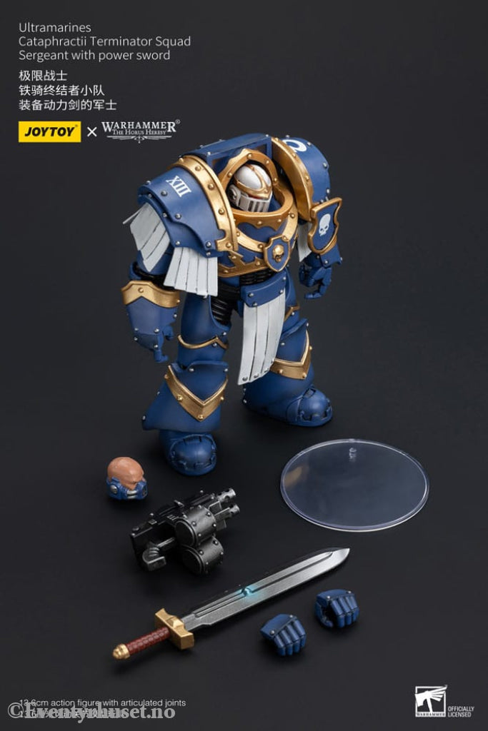 Warhammer The Horus Heresy Action Figure 1/18 Ultramarines Cataphractii Terminator Squad Sergeant with Power Sword 14