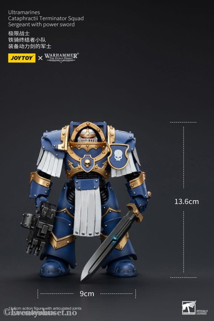 Warhammer The Horus Heresy Action Figure 1/18 Ultramarines Cataphractii Terminator Squad Sergeant with Power Sword 14