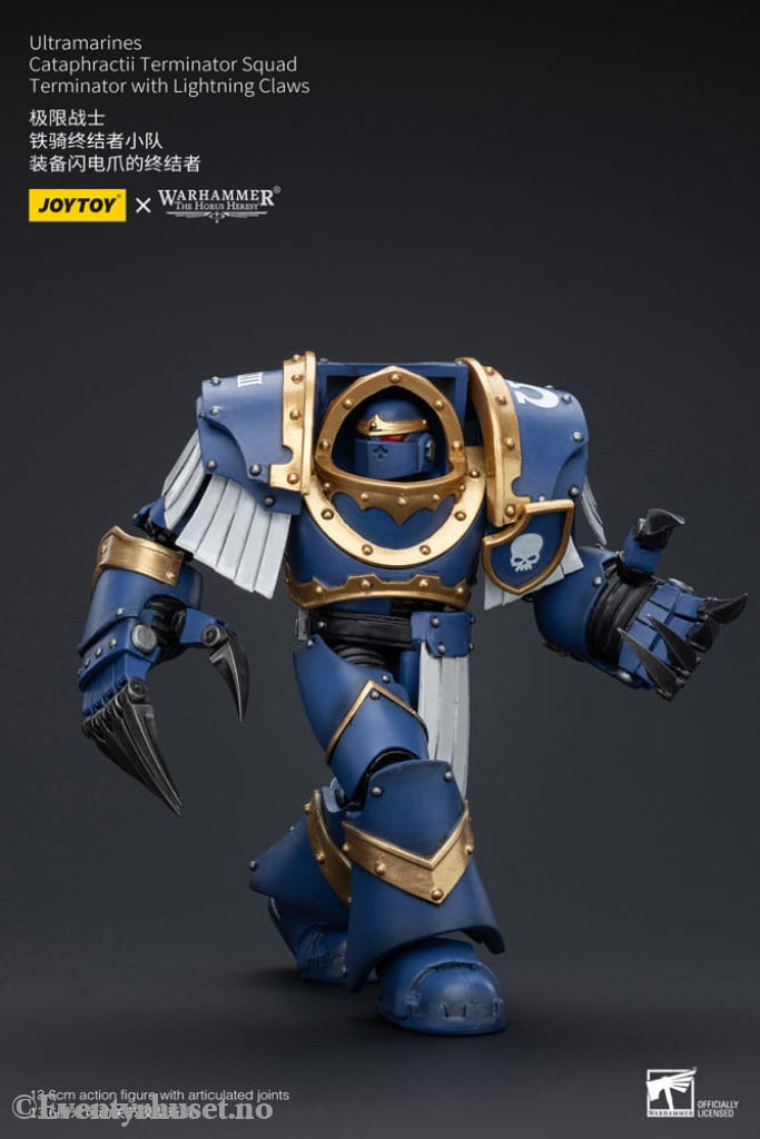 Warhammer The Horus Heresy Action Figure 1/18 Ultramarines Cataphractii Terminator Squad Terminator with Lightning