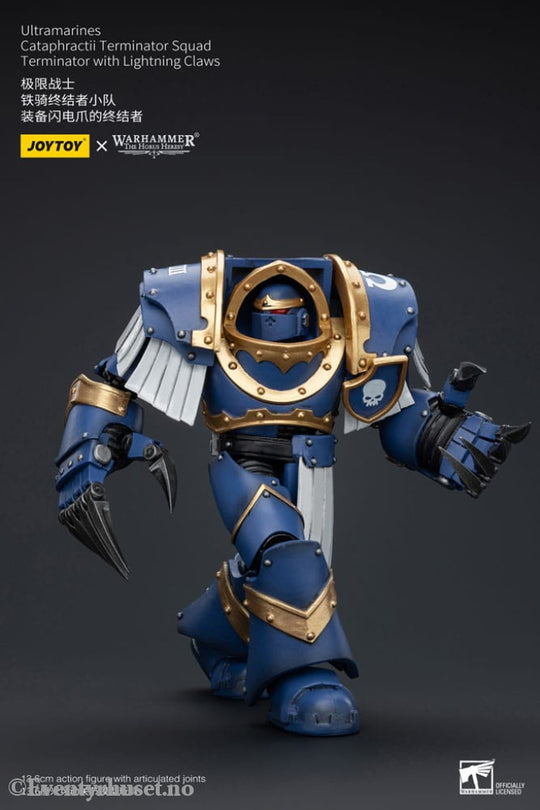 Warhammer The Horus Heresy Action Figure 1/18 Ultramarines Cataphractii Terminator Squad Terminator with Lightning