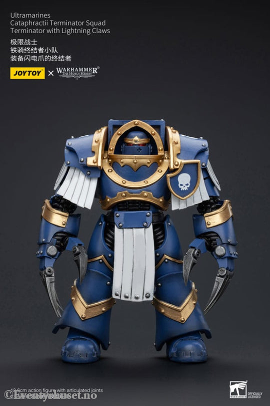 Warhammer The Horus Heresy Action Figure 1/18 Ultramarines Cataphractii Terminator Squad Terminator with Lightning
