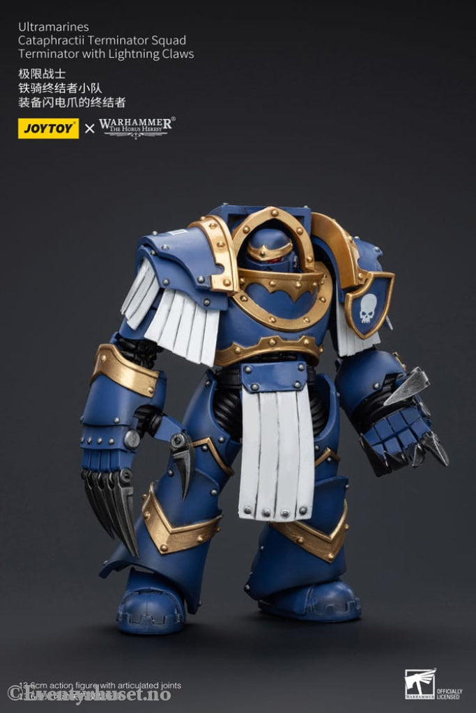 Warhammer The Horus Heresy Action Figure 1/18 Ultramarines Cataphractii Terminator Squad Terminator with Lightning