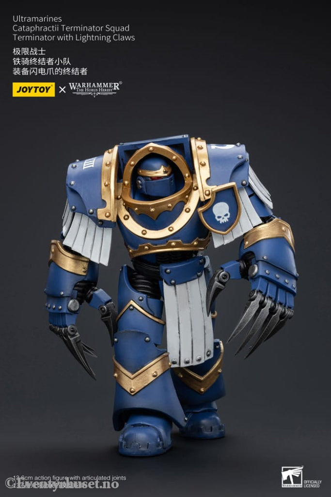 Warhammer The Horus Heresy Action Figure 1/18 Ultramarines Cataphractii Terminator Squad Terminator with Lightning