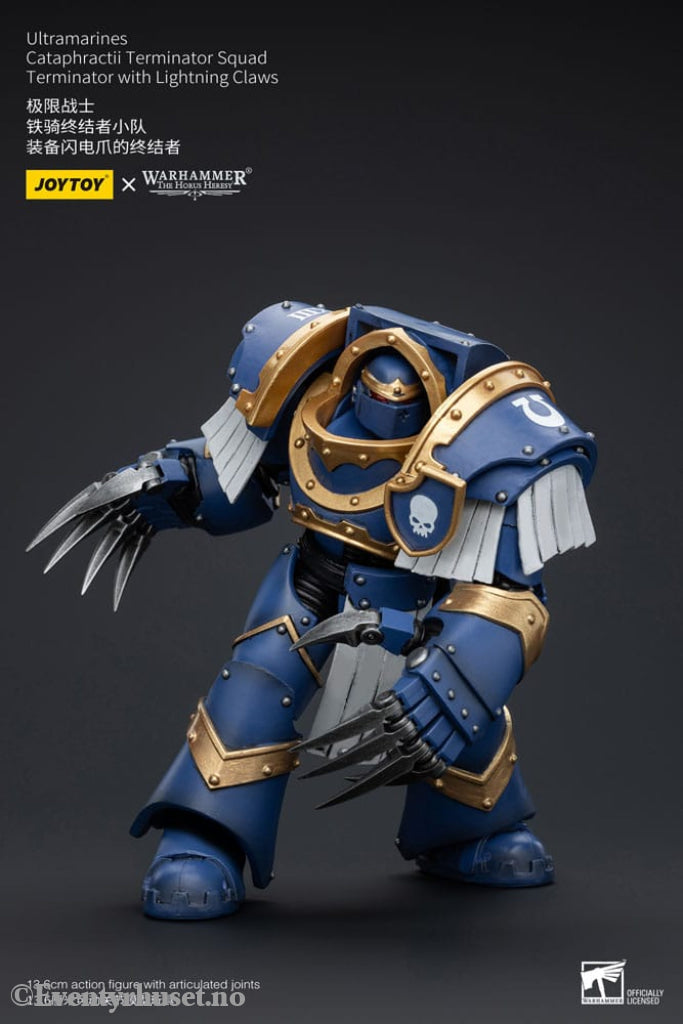 Warhammer The Horus Heresy Action Figure 1/18 Ultramarines Cataphractii Terminator Squad Terminator with Lightning