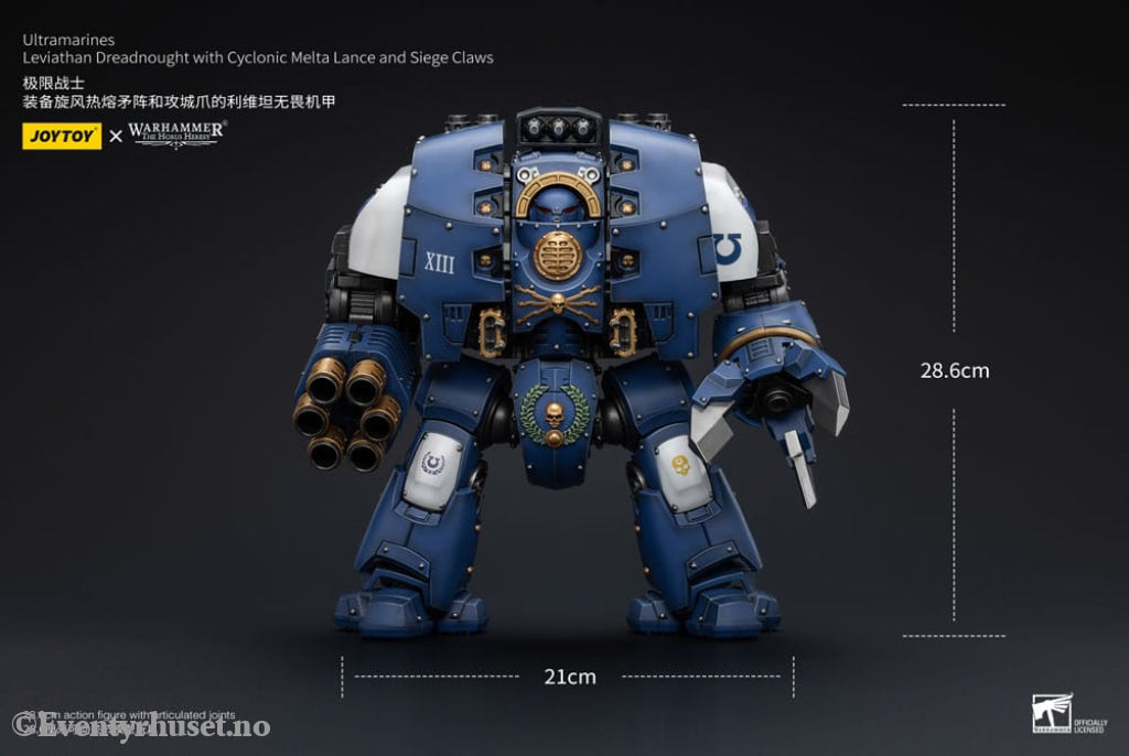 Warhammer The Horus Heresy Action Figure 1/18 Ultramarines Leviathan Dreadnought with Cyclonic Melta Lance And Siege