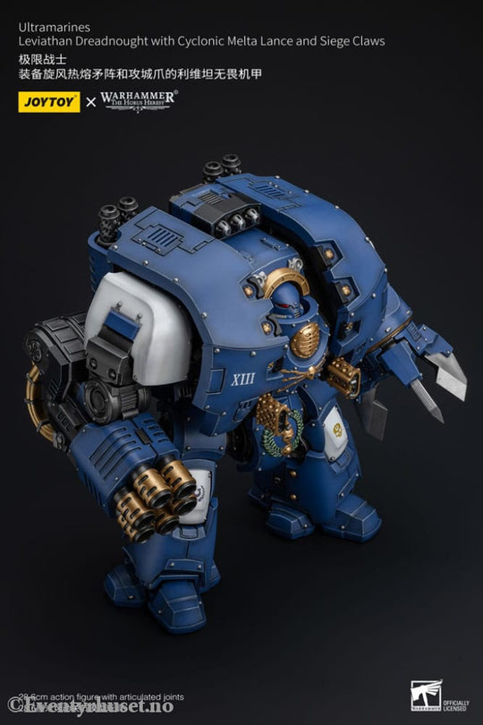 Warhammer The Horus Heresy Action Figure 1/18 Ultramarines Leviathan Dreadnought with Cyclonic Melta Lance And Siege