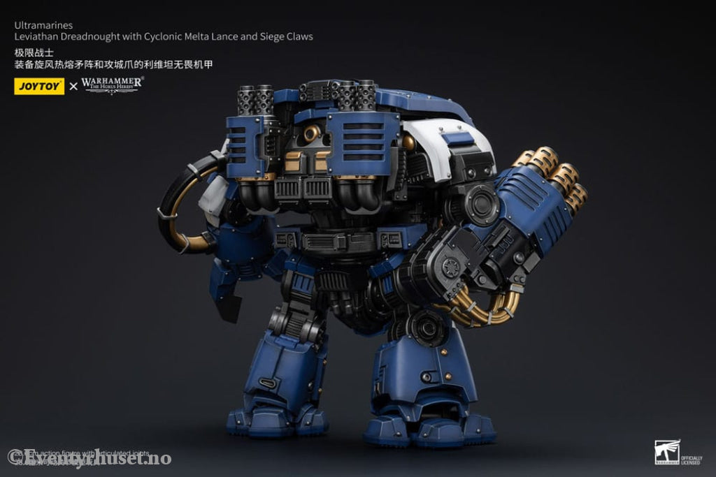 Warhammer The Horus Heresy Action Figure 1/18 Ultramarines Leviathan Dreadnought with Cyclonic Melta Lance And Siege