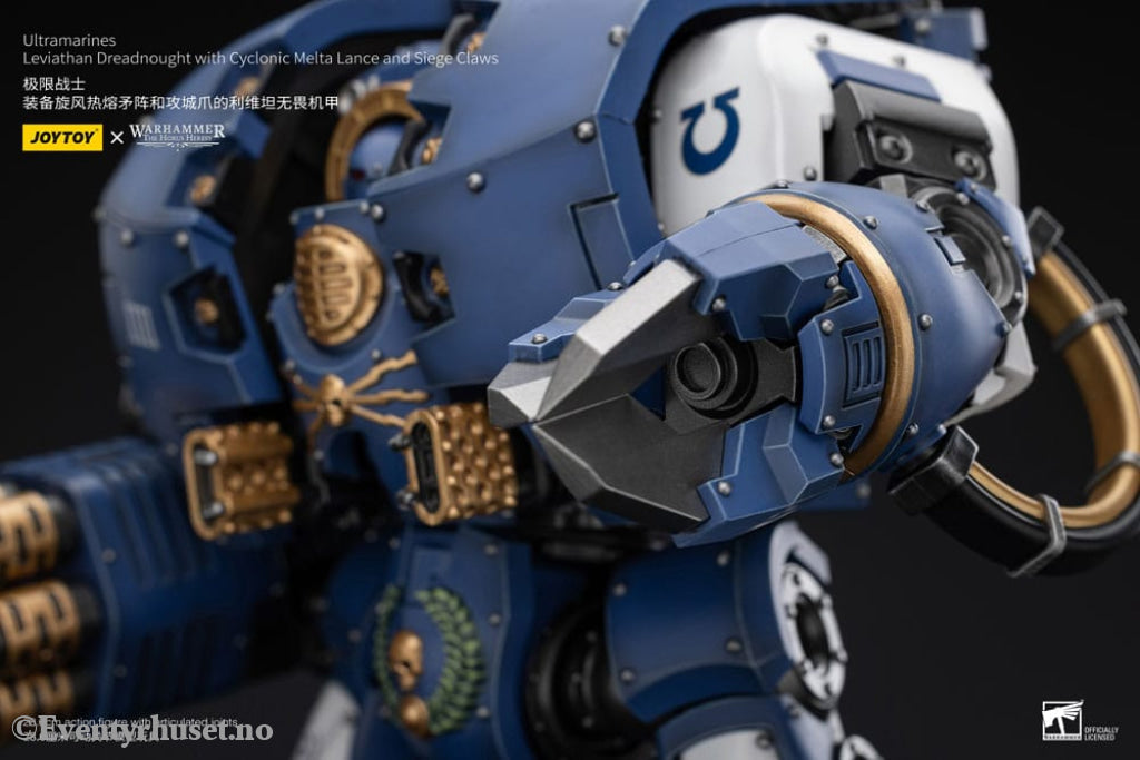 Warhammer The Horus Heresy Action Figure 1/18 Ultramarines Leviathan Dreadnought with Cyclonic Melta Lance And Siege