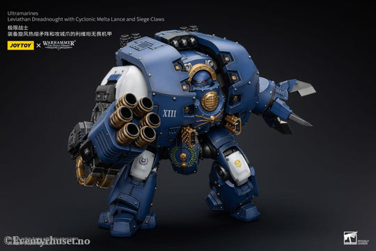 Warhammer The Horus Heresy Action Figure 1/18 Ultramarines Leviathan Dreadnought with Cyclonic Melta Lance And Siege