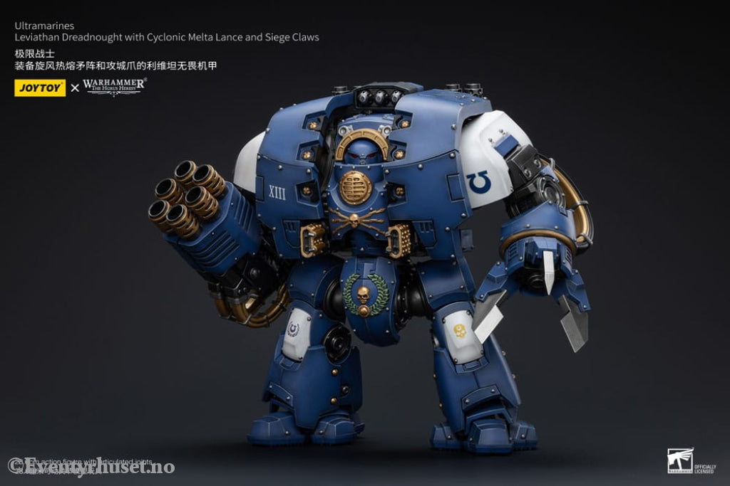 Warhammer The Horus Heresy Action Figure 1/18 Ultramarines Leviathan Dreadnought with Cyclonic Melta Lance And Siege