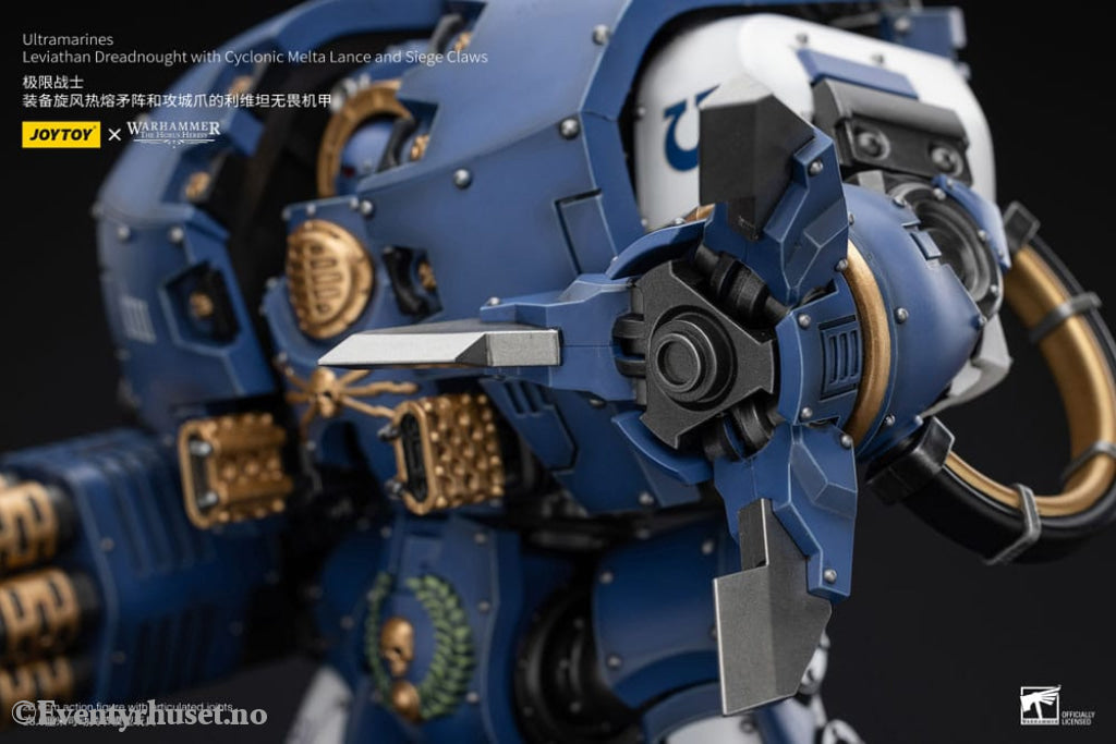 Warhammer The Horus Heresy Action Figure 1/18 Ultramarines Leviathan Dreadnought with Cyclonic Melta Lance And Siege