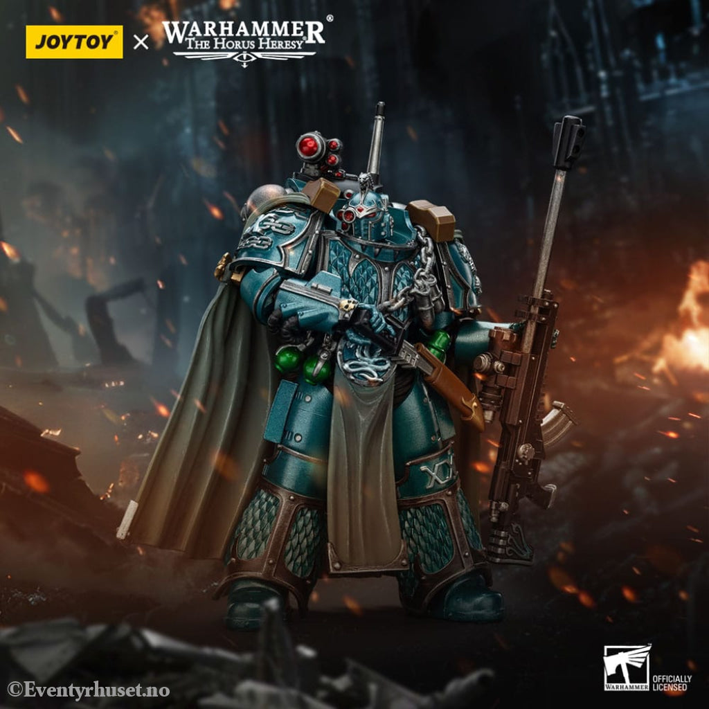 Warhammer The Horus Heresy Action Figure Alpha Legion Exodus The One who is Many With Sniper Rifle And Power Dagger 20