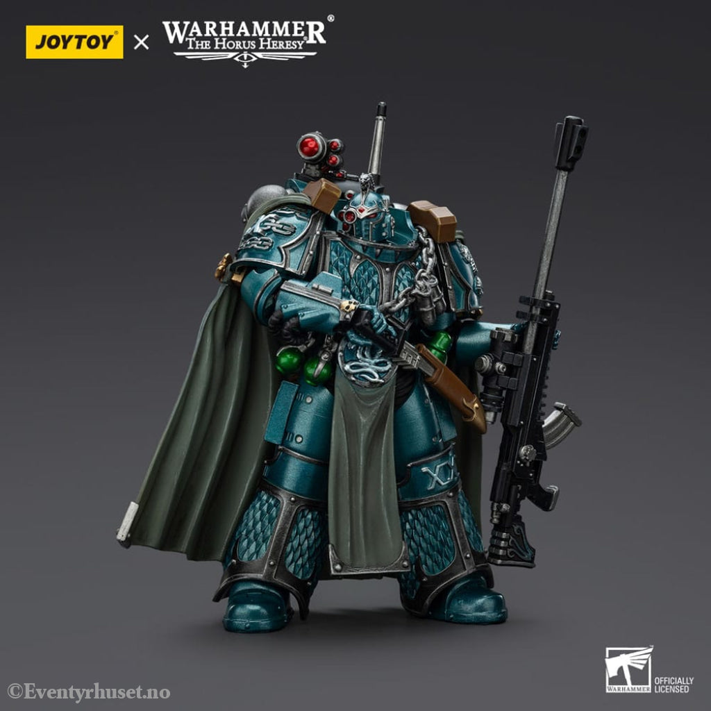 Warhammer The Horus Heresy Action Figure Alpha Legion Exodus The One who is Many With Sniper Rifle And Power Dagger 20