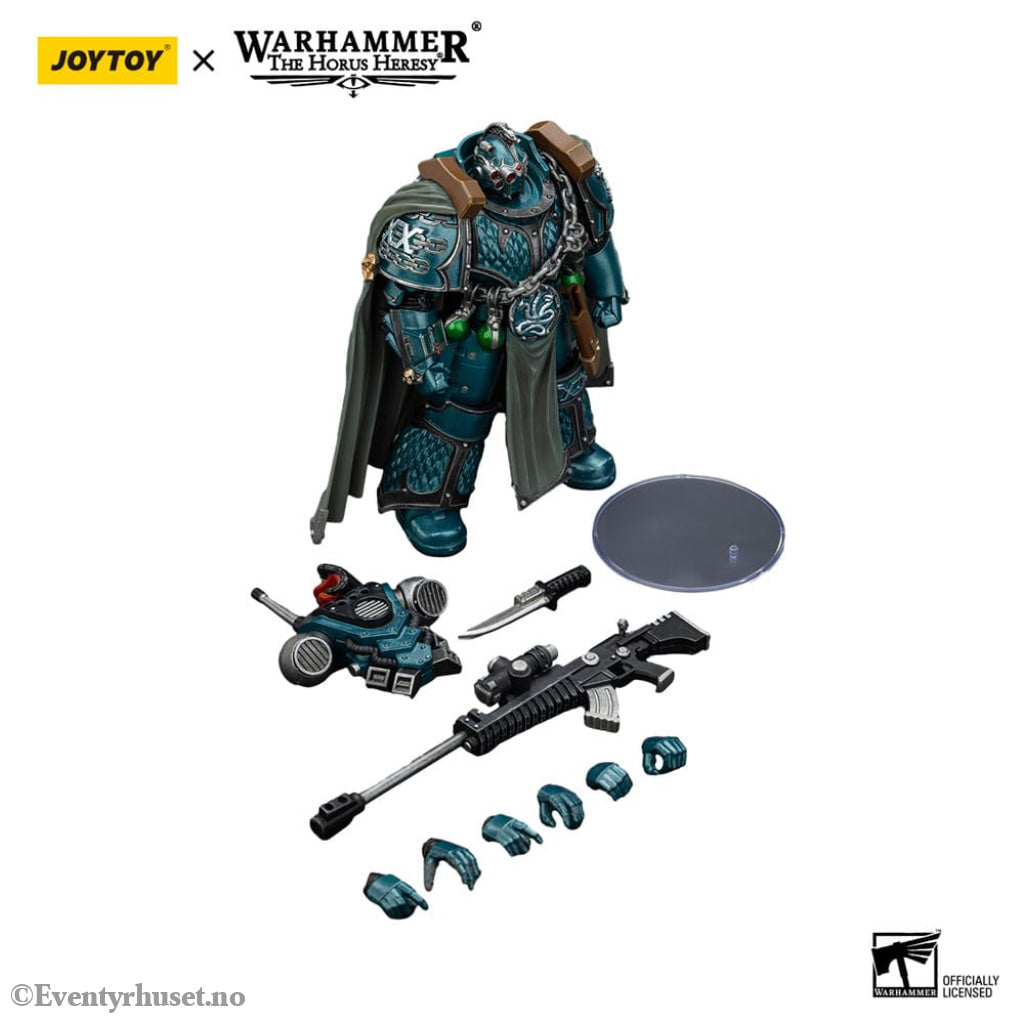 Warhammer The Horus Heresy Action Figure Alpha Legion Exodus The One who is Many With Sniper Rifle And Power Dagger 20