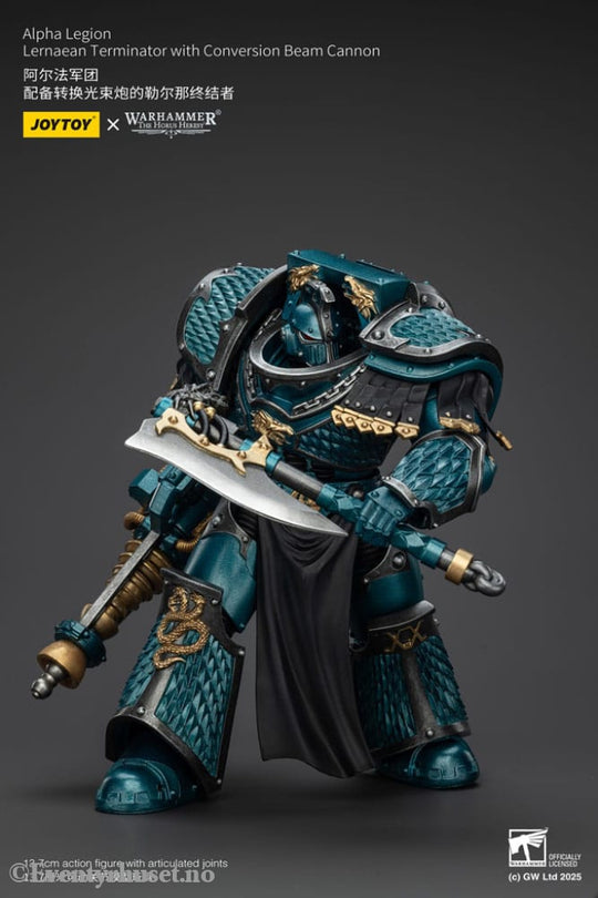 Warhammer The Horus Heresy Action Figure Alpha Legion Lernaean Terminator with Conversion Beam Cannon 20 cm Toys