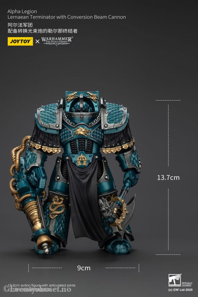 Warhammer The Horus Heresy Action Figure Alpha Legion Lernaean Terminator with Conversion Beam Cannon 20 cm Toys